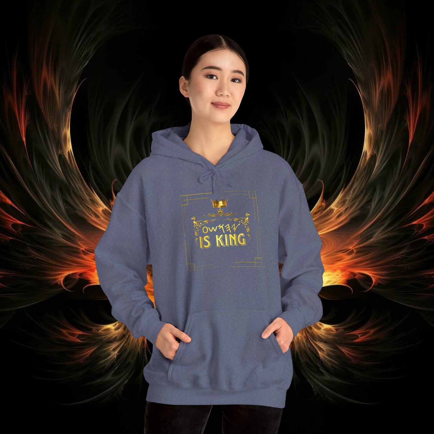 Yahusha Is King - Unisex Heavy Blend™ Hooded Sweatshirt