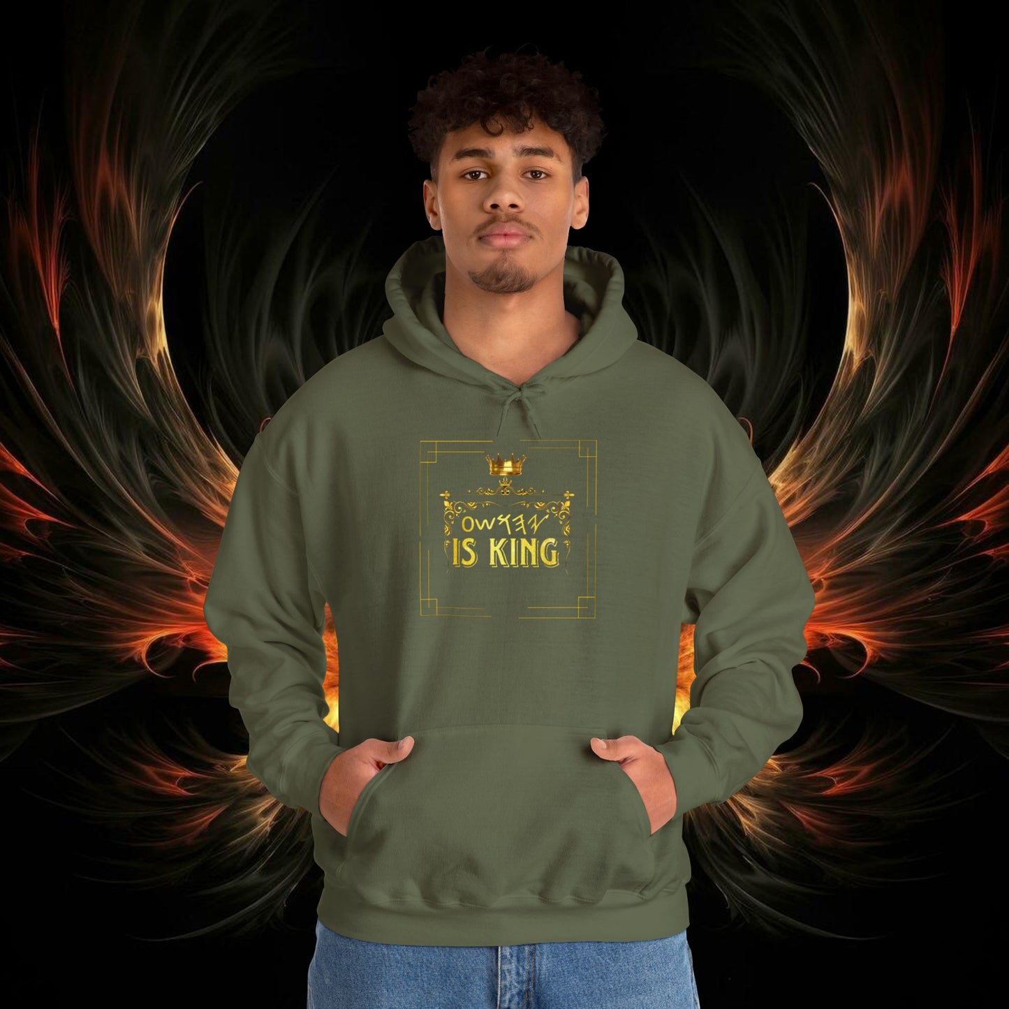 Yahusha Is King - Unisex Heavy Blend™ Hooded Sweatshirt