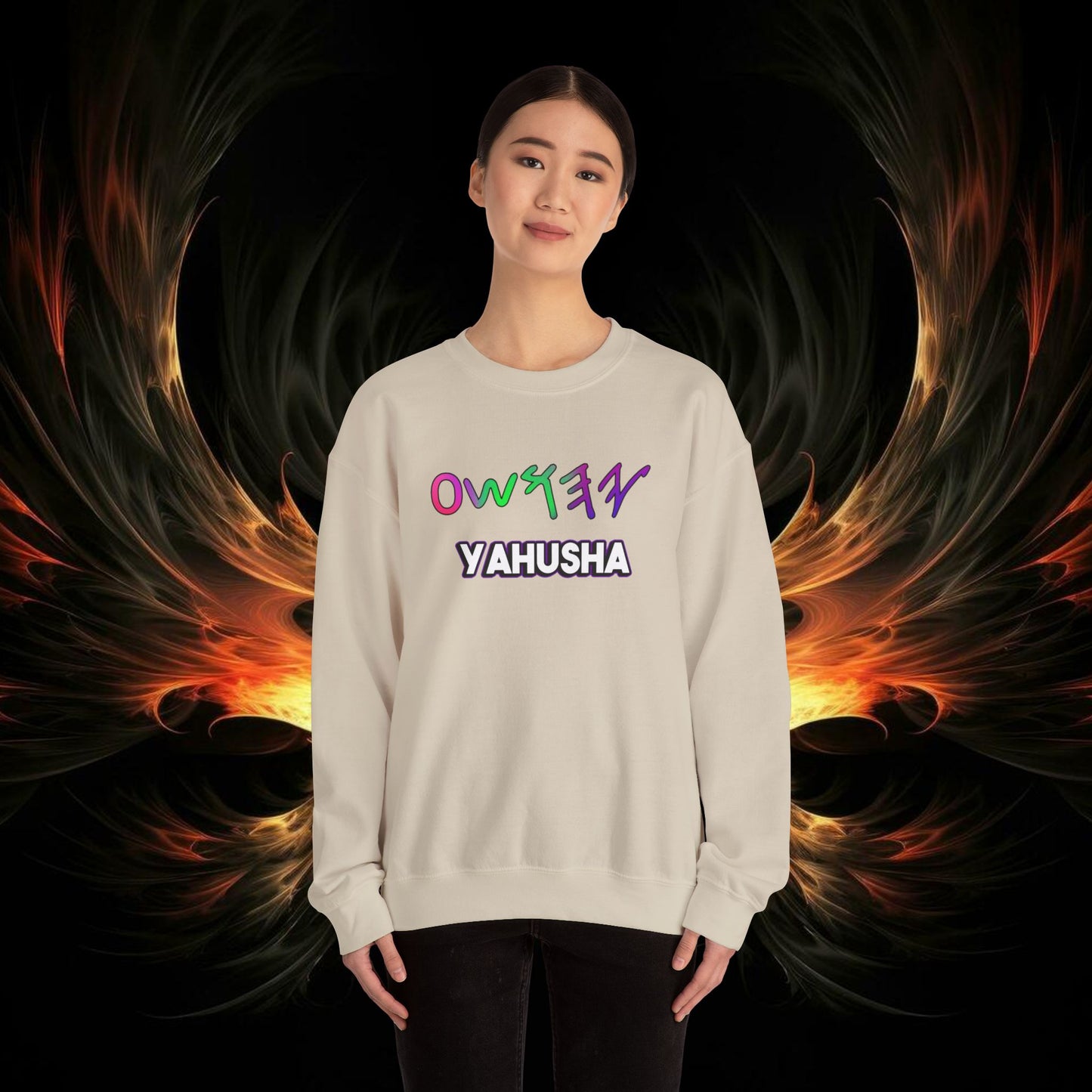 YAHUSHA Colored - Unisex Heavy Blend™ Crewneck Sweatshirt