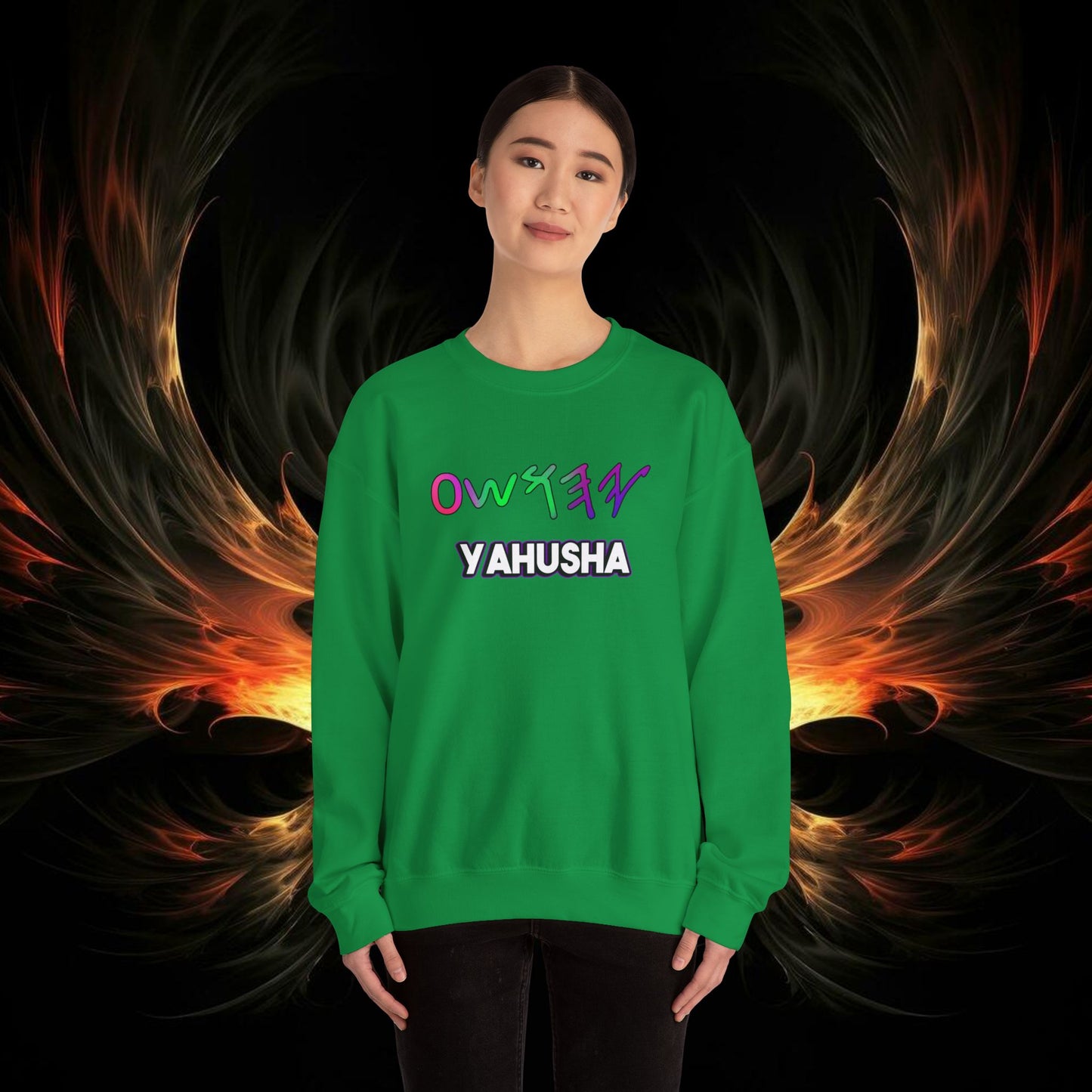 YAHUSHA Colored - Unisex Heavy Blend™ Crewneck Sweatshirt