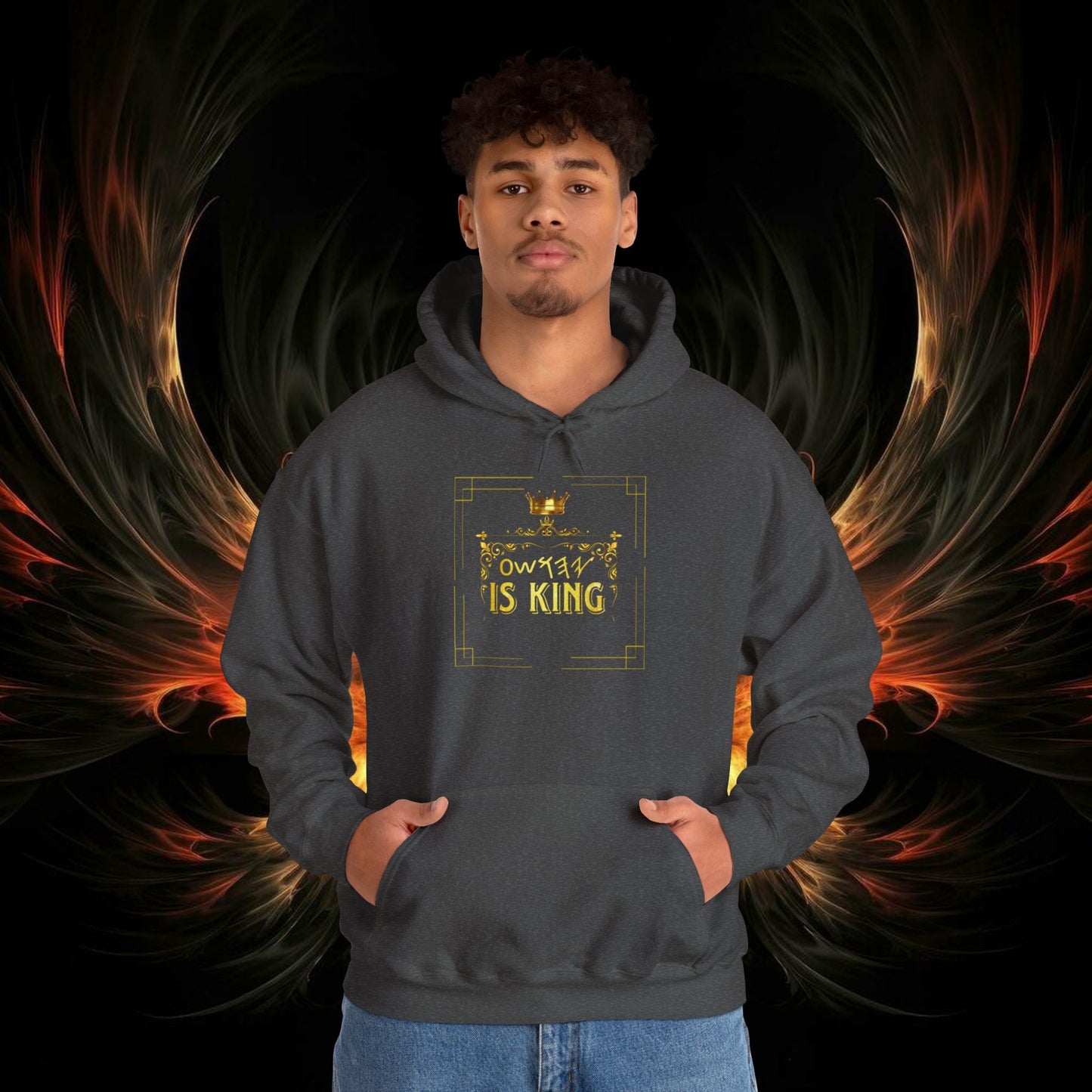 Yahusha Is King - Unisex Heavy Blend™ Hooded Sweatshirt