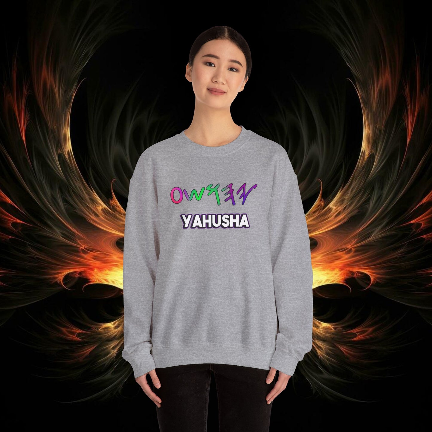 YAHUSHA Colored - Unisex Heavy Blend™ Crewneck Sweatshirt