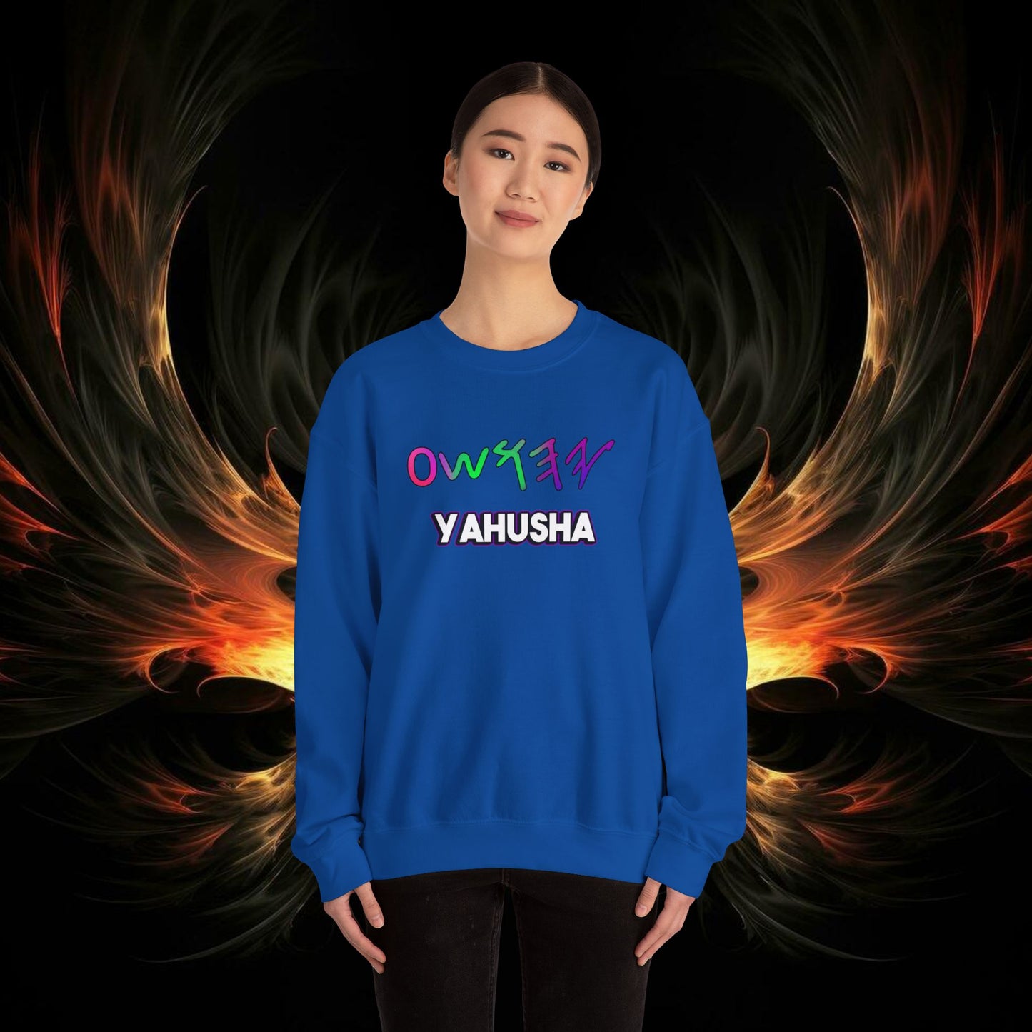 YAHUSHA Colored - Unisex Heavy Blend™ Crewneck Sweatshirt