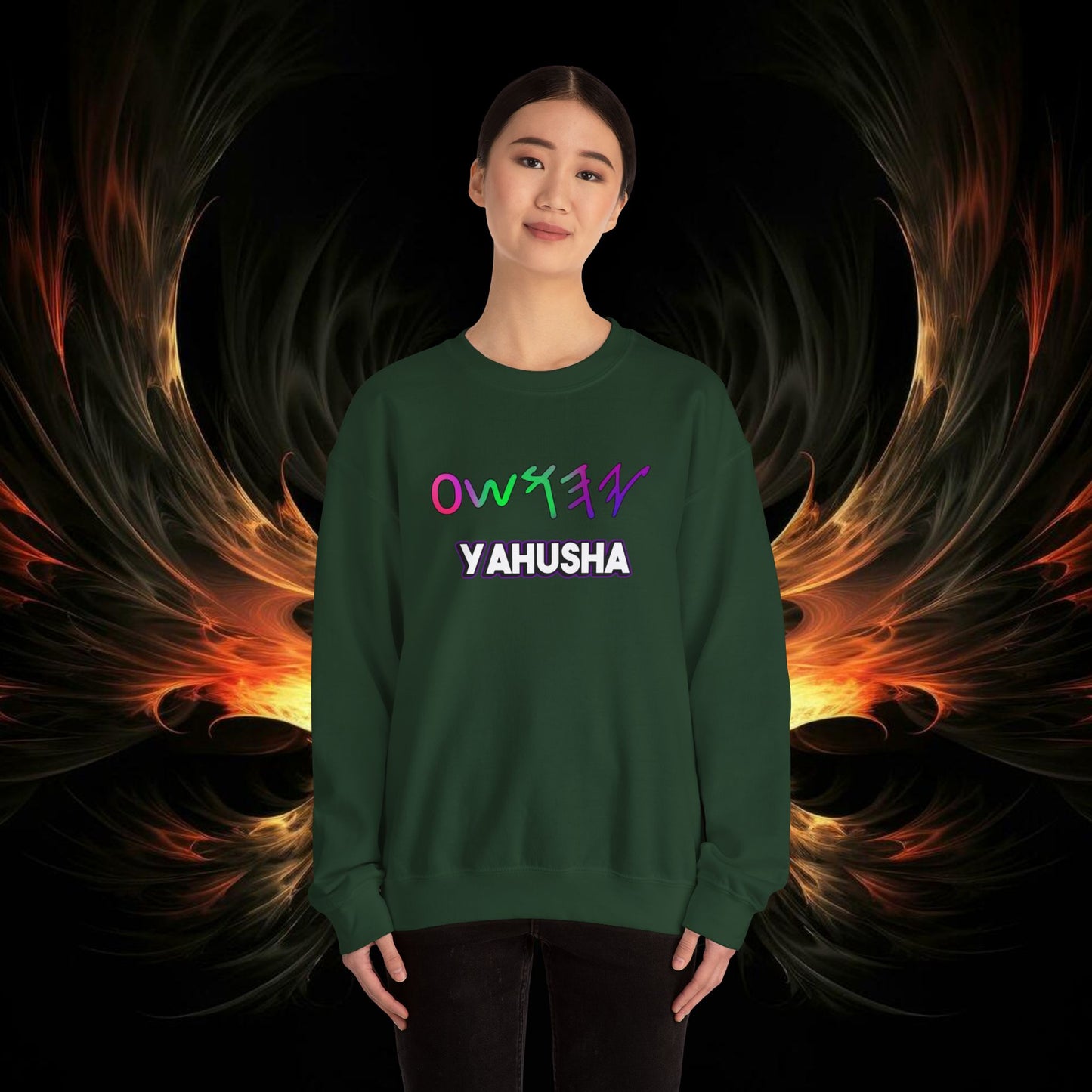 YAHUSHA Colored - Unisex Heavy Blend™ Crewneck Sweatshirt