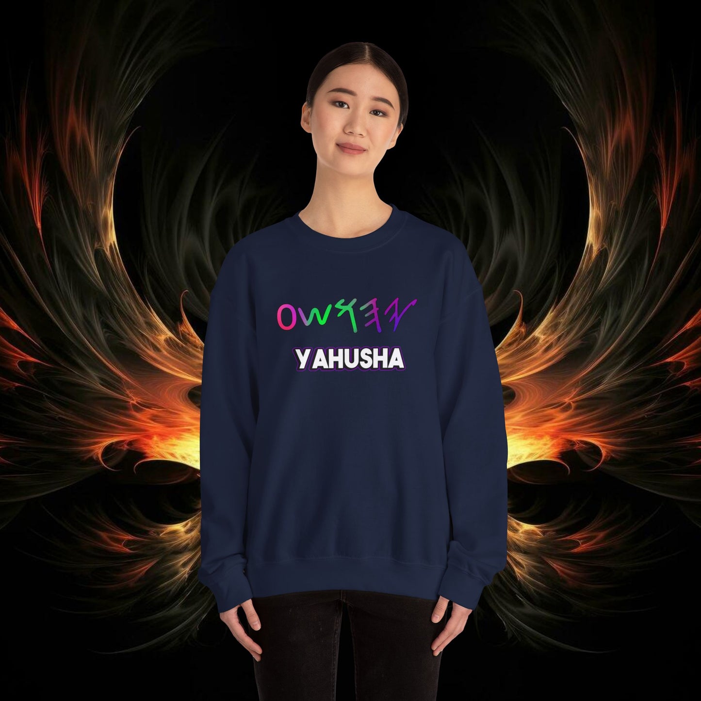 YAHUSHA Colored - Unisex Heavy Blend™ Crewneck Sweatshirt