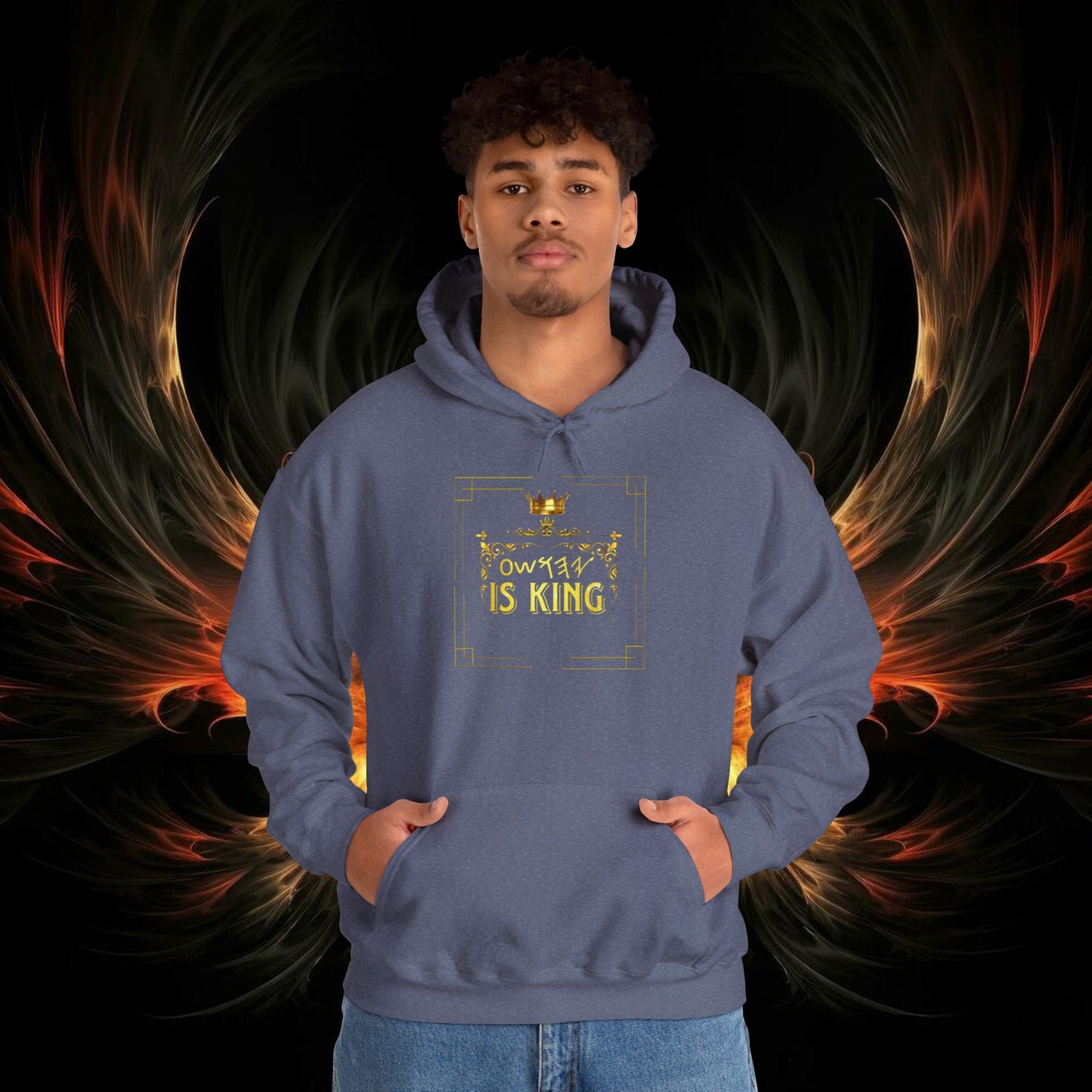 Yahusha Is King - Unisex Heavy Blend™ Hooded Sweatshirt