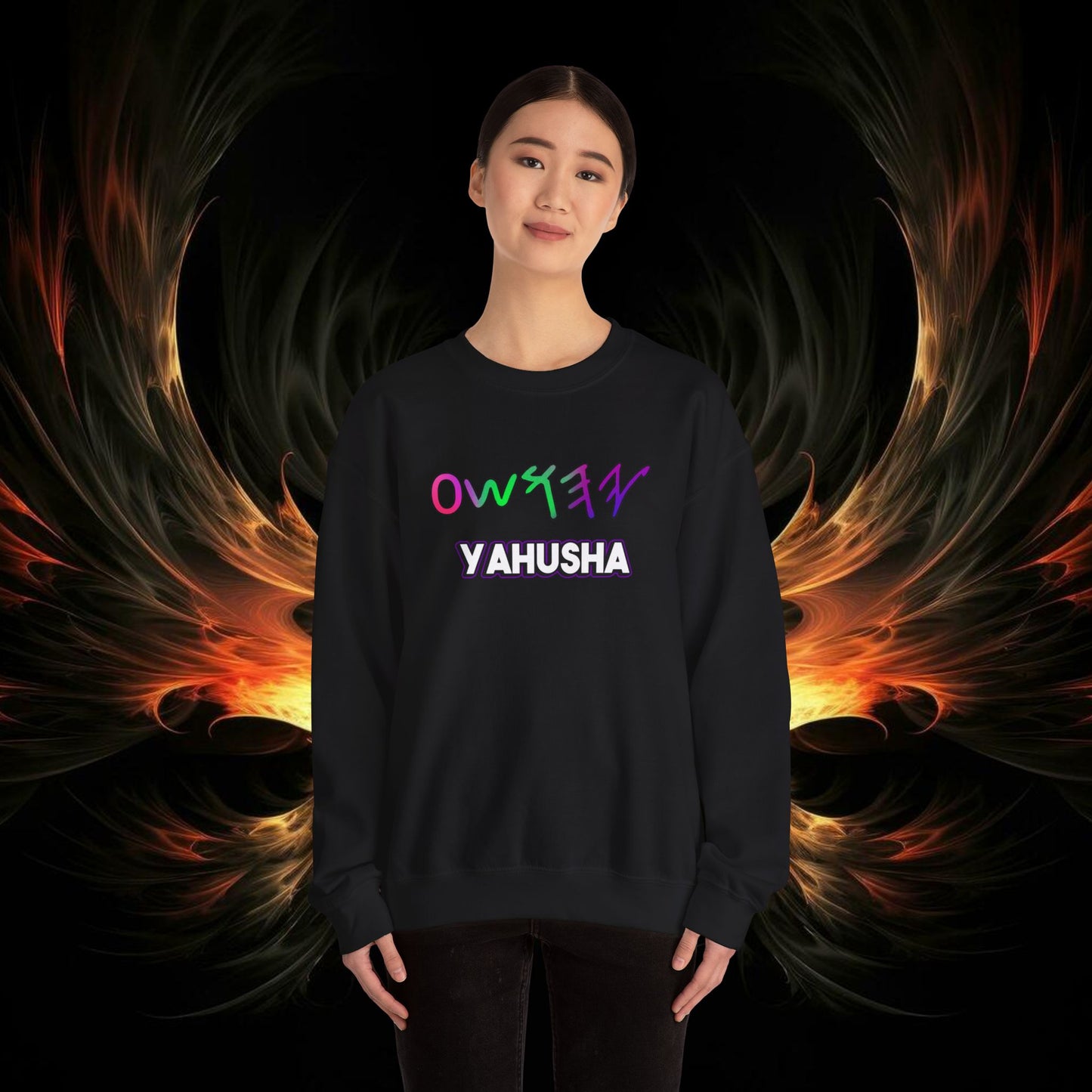 YAHUSHA Colored - Unisex Heavy Blend™ Crewneck Sweatshirt